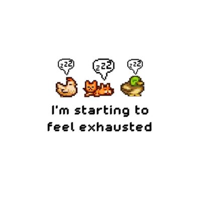 Alternative view of I M Starting Feel Exhausted Chicken Cat Duck Tote Bag