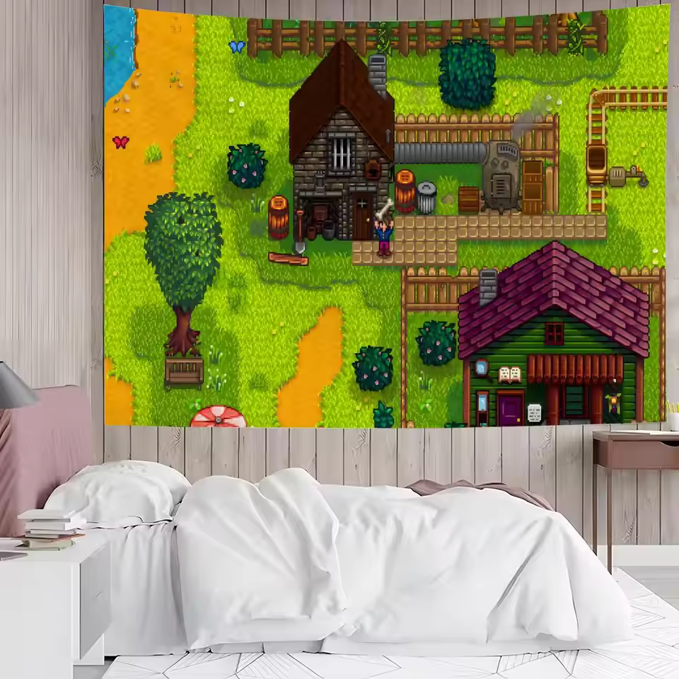 Stardew Valley Timeless Legacy Design Tapestry