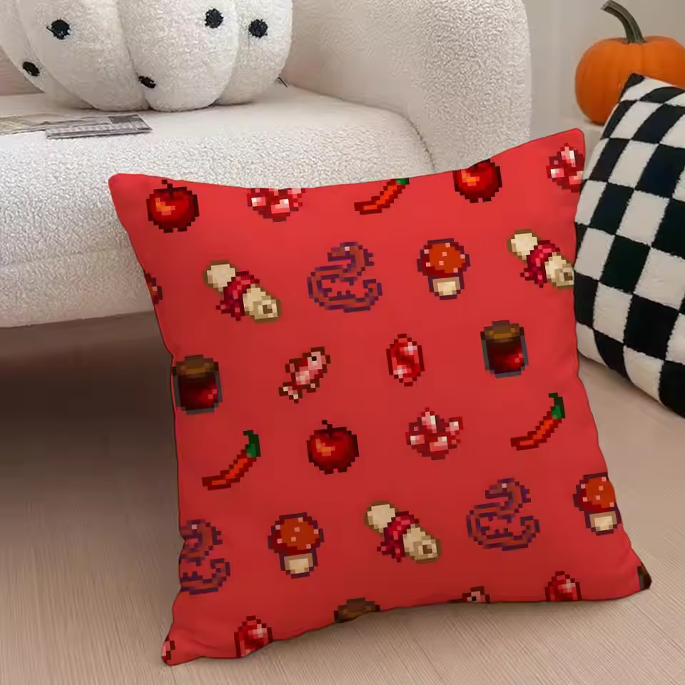 Stardew Valley Classic Artwork Tribute Throw Pillow