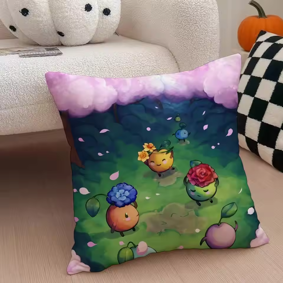 Stardew Valley Retro Artwork Design Throw Pillow