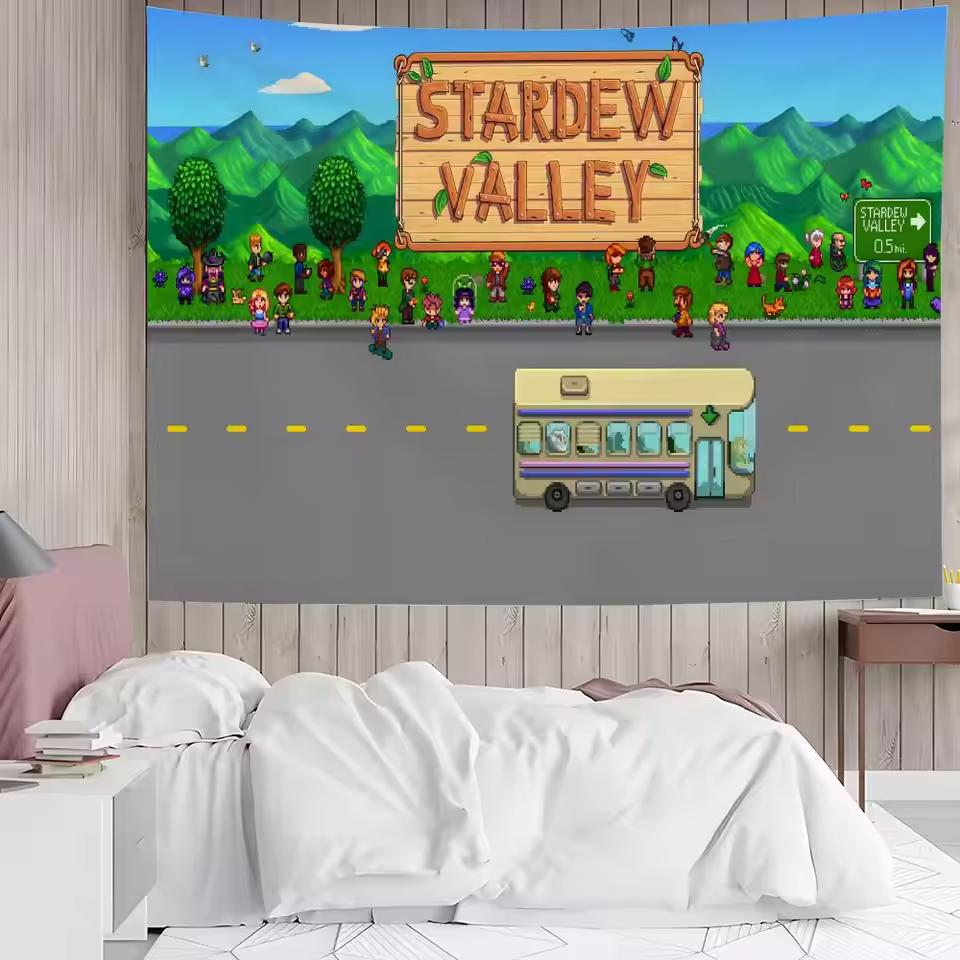 Stardew Valley Iconic Graphic Print Tapestry