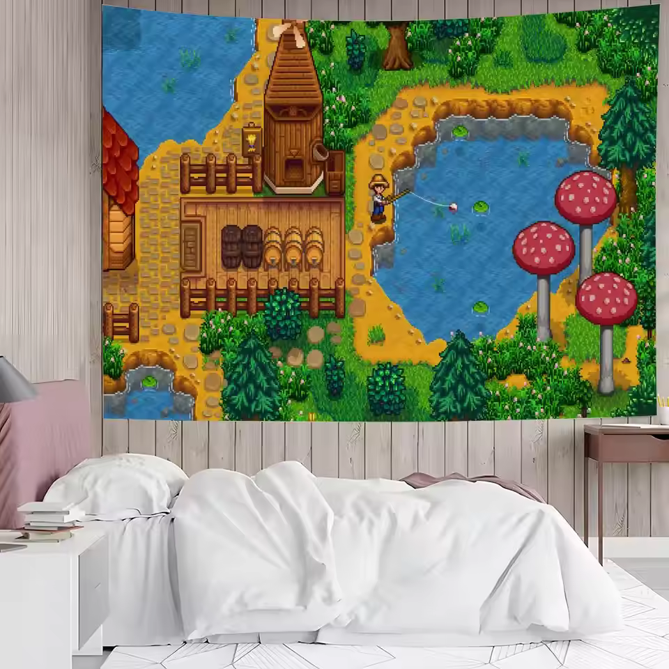 Stardew Valley Classic Print Tribute Tapestry