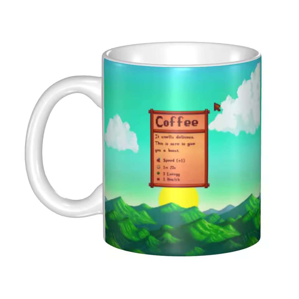 Stardew Valley Vintage Print Style Mug