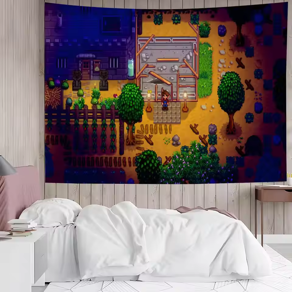 Stardew Valley Legacy Graphic Edition Tapestry