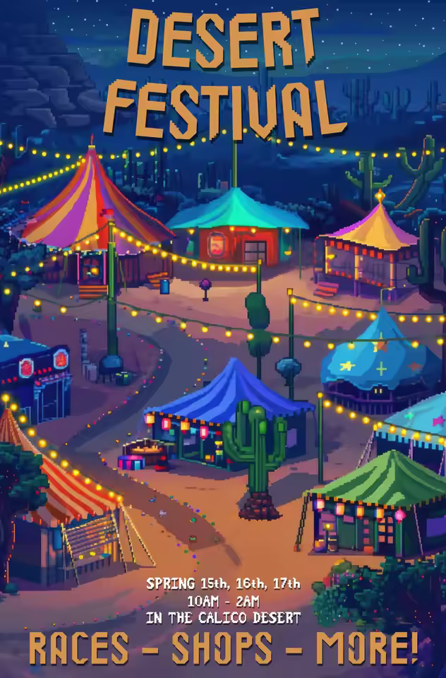 Stardew Valley Vintage Design Edition Wall Art