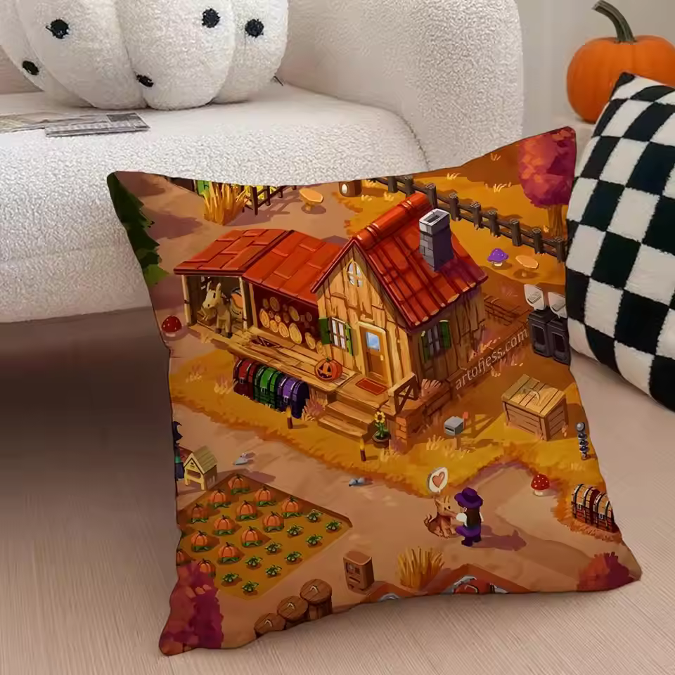 Stardew Valley Exclusive Graphic Edition Throw Pillow