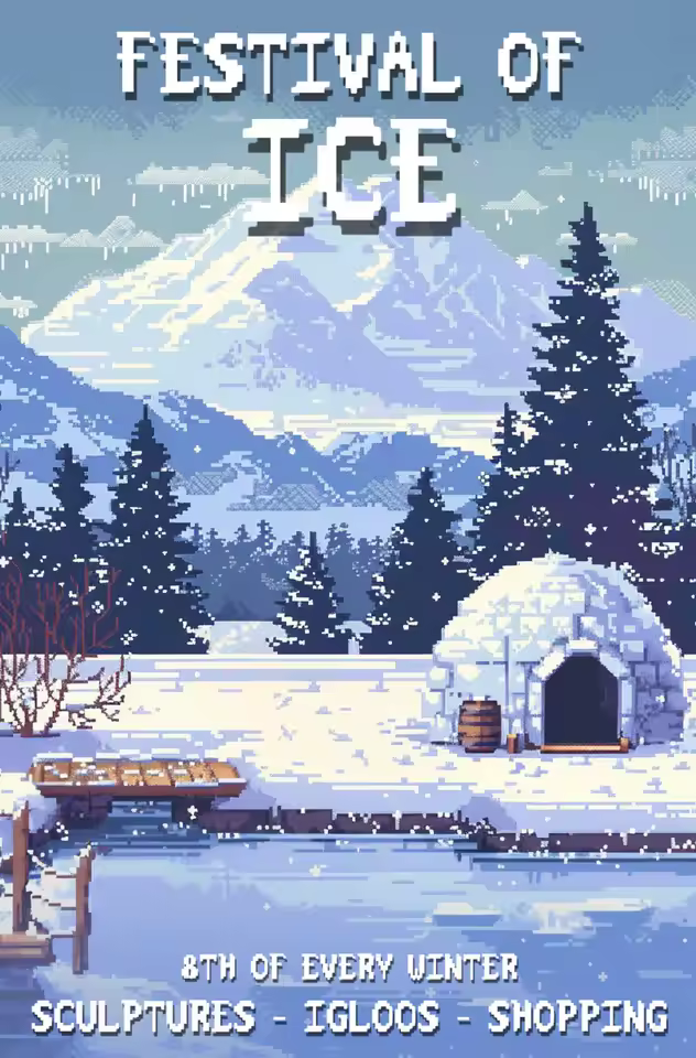 Stardew Valley Classic Design Style Wall Art