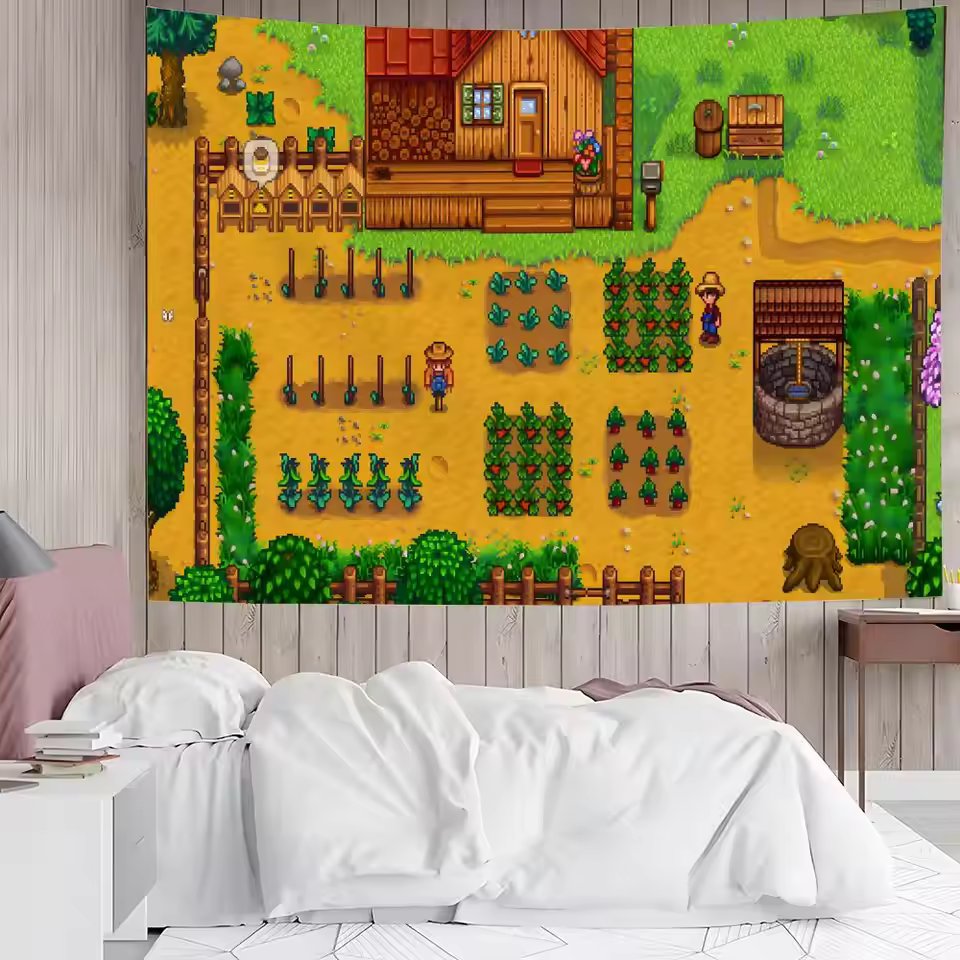 Stardew Valley Exclusive Artwork Tribute Tapestry